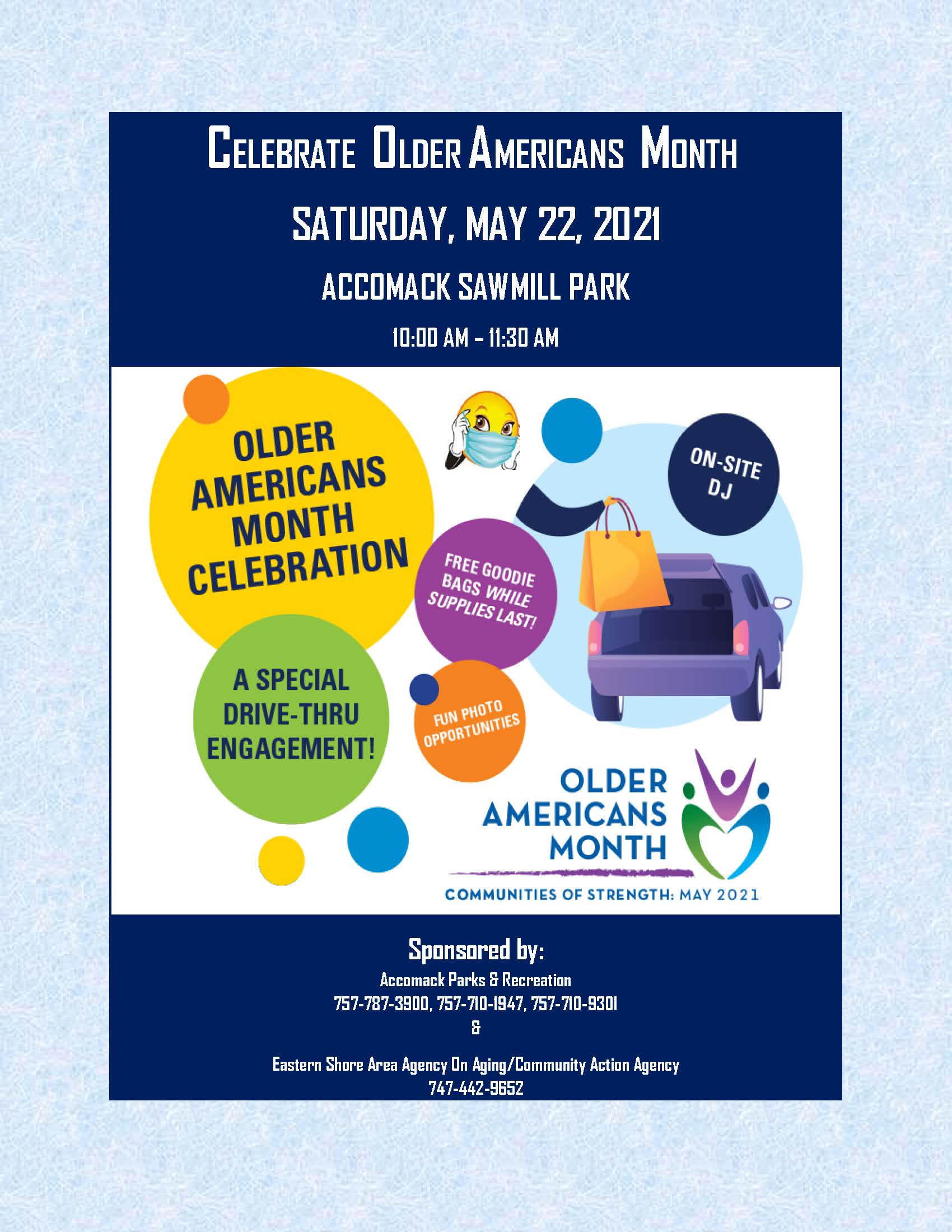 CELEBRATE  OLDER AMERICANS  MONTH  WITH  US